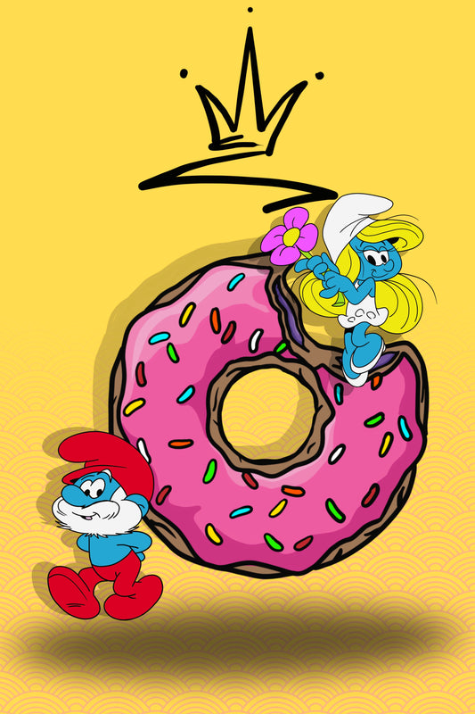 The Smurfs Donut