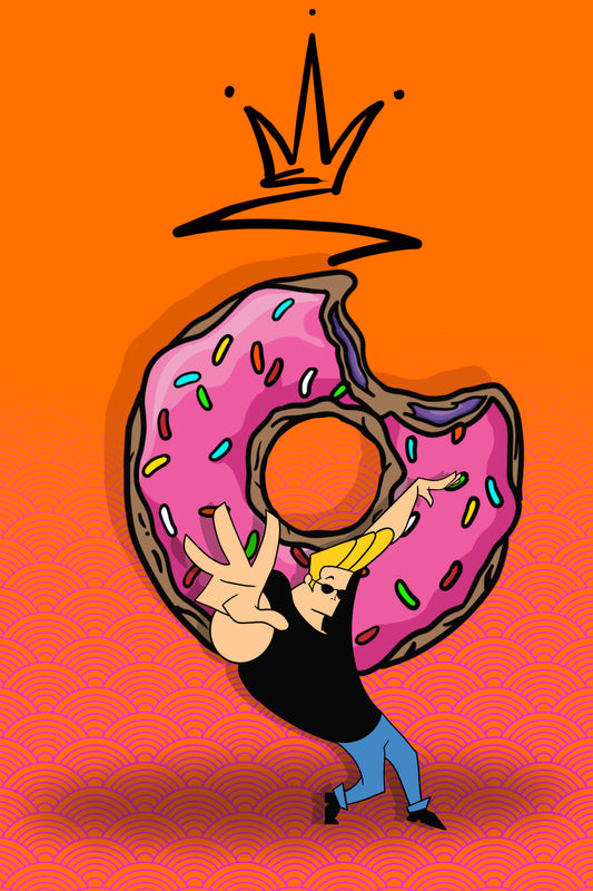 Johnny Bravo-Donut